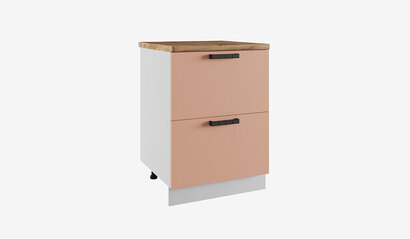 Купить Ройс. Шкаф нижний комод (2 ящика) СК2 600 в Новосибирске недорого Ройс. Шкаф нижний комод (2 ящика) СК2 600